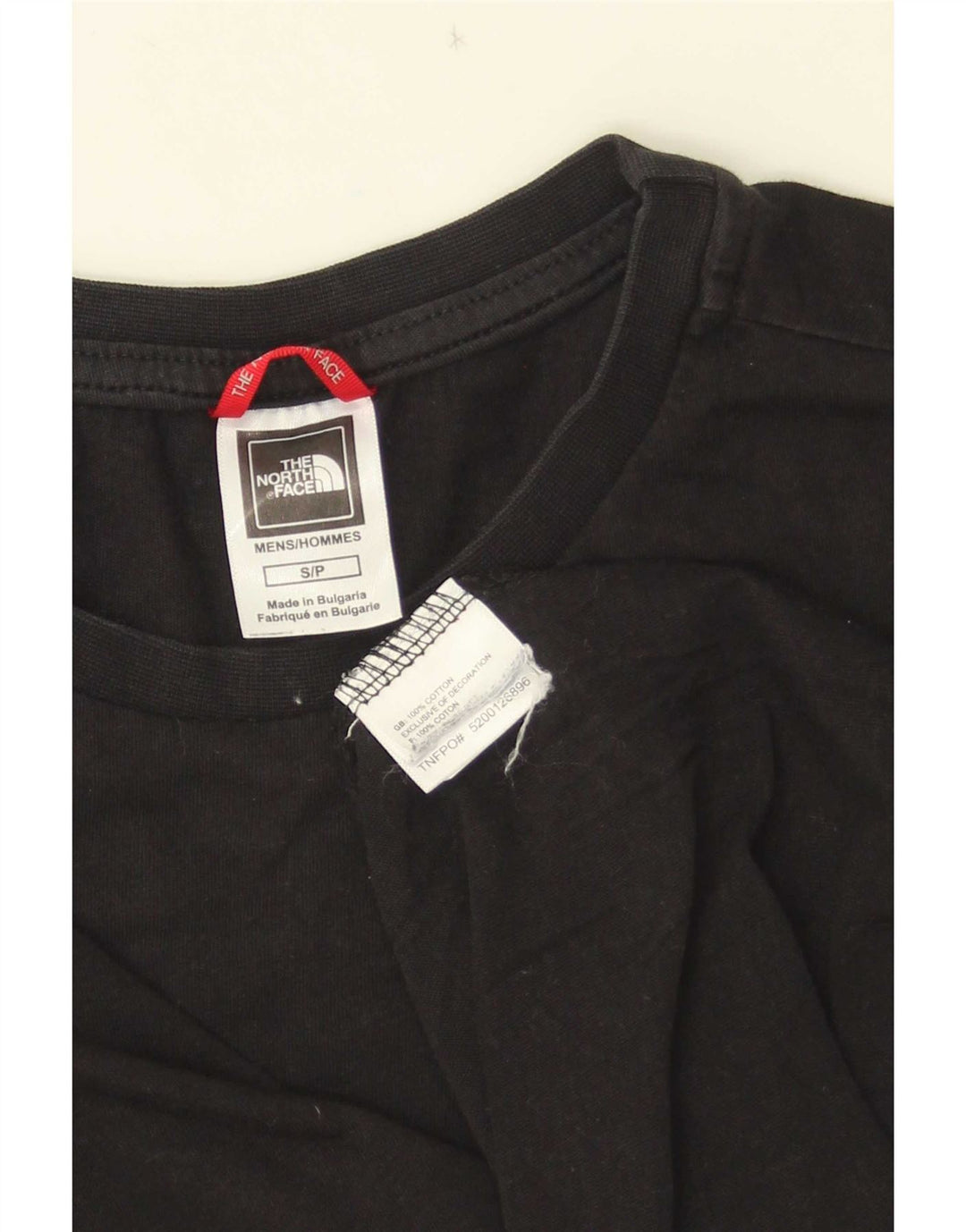 The North Face Herren T-Shirt Top Small Schwarz Baumwolle