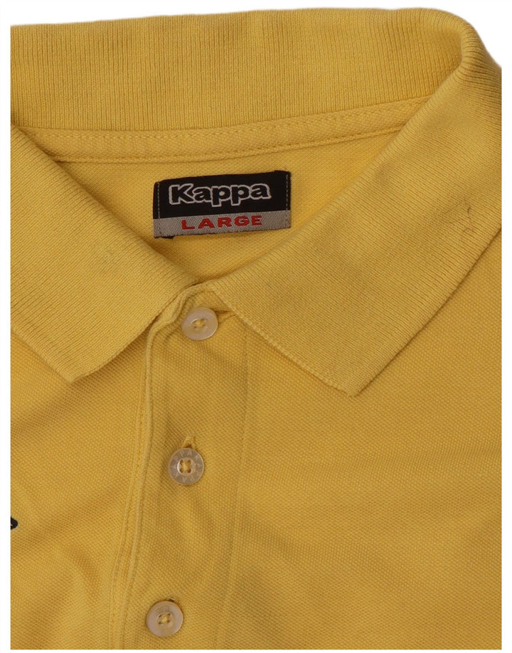 Kappa Herren Poloshirt Large Gelb