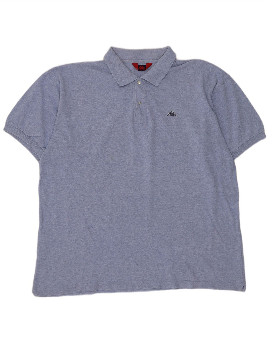 Kappa Herren-Poloshirt, große blaue Baumwolle