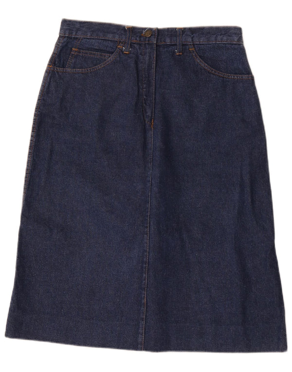 Vintage Damen Jeansrock W30 Medium Marineblau