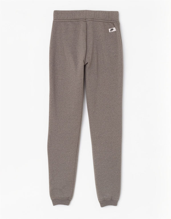 Nike Damen-Trainingshose, Jogginghose, groß, grau, Baumwolle, Sport