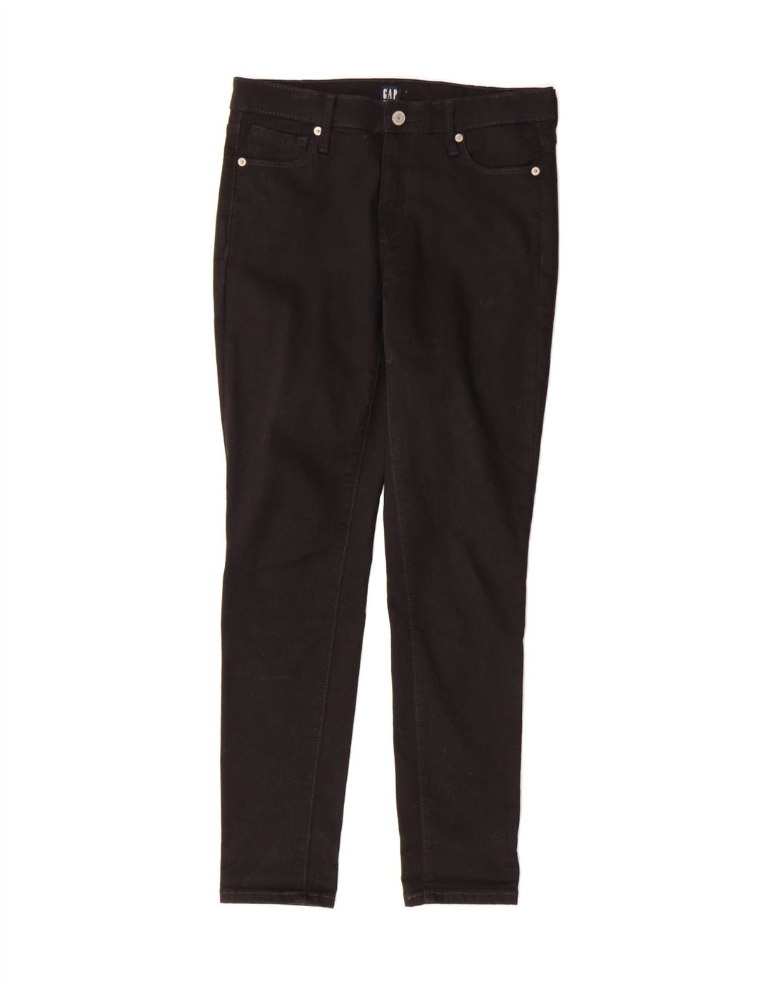 GAP Womens Skinny Jeans W28 L27 Black Cotton Vintage Gap and Second-Hand Gap from Messina Hembry 