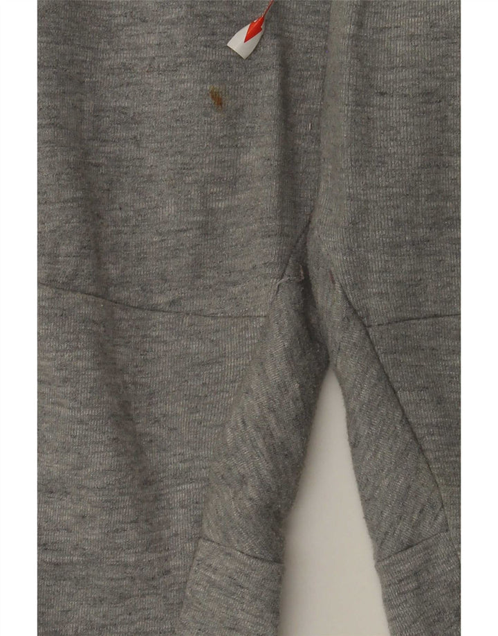 Superdry Herren-Trainingsanzug-Hose mit Grafik, mittelgrau, Farbblock-Design