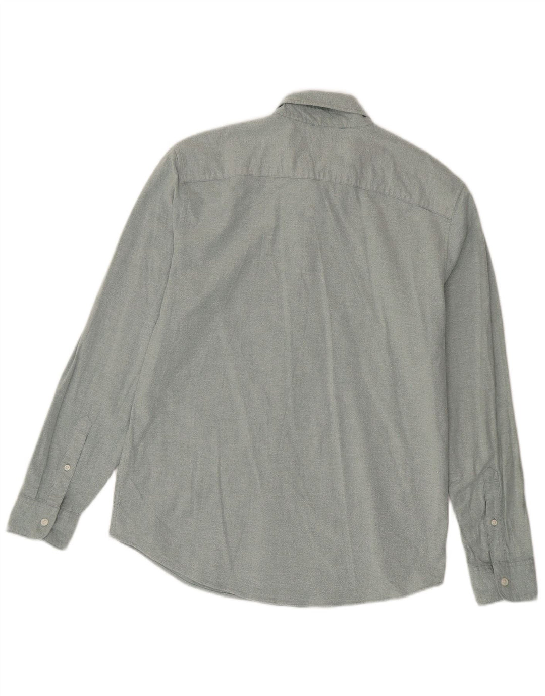 Abercrombie & Fitch Herrenhemd aus mittelblauer Baumwolle