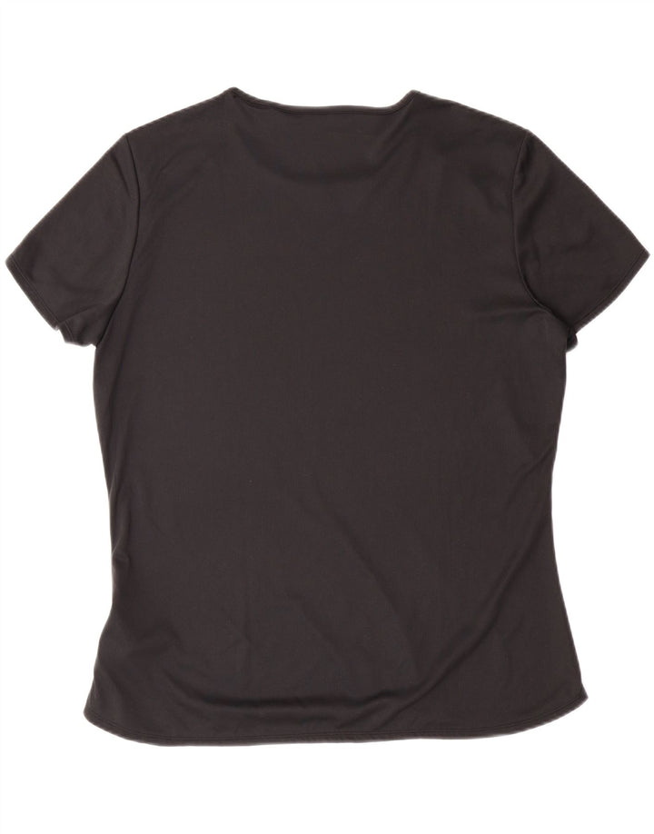 ADIDAS Womens Climacool T-Shirt Top UK 20/22 XL Black Polyester Vintage Adidas and Second-Hand Adidas from Messina Hembry 