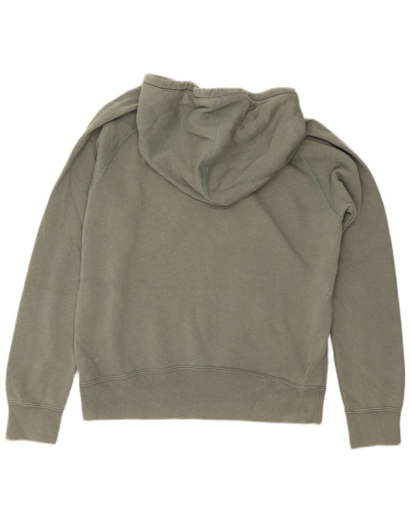HURLEY Damen-Kapuzenpullover mit Grafik, UK 14, mittelgrüne Baumwolle