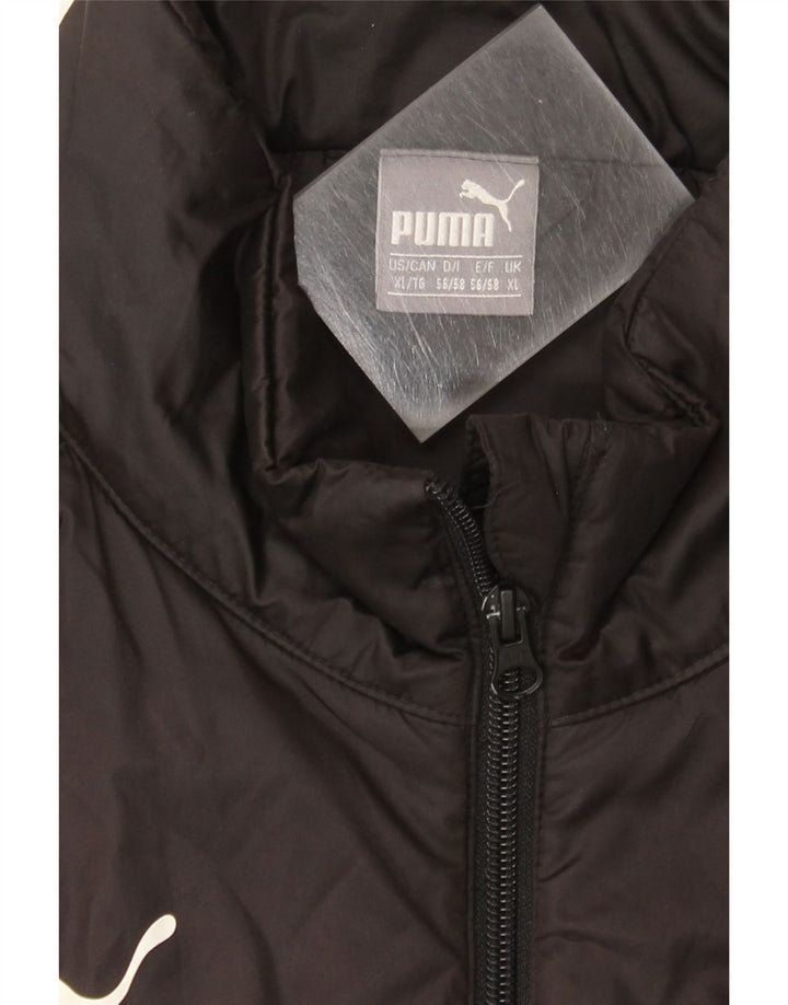 Puma Herren AC Milan Wattierte Jacke UK 42 XL Schwarz