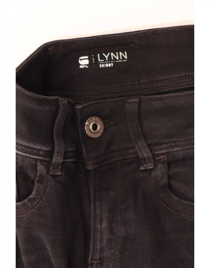 G-Star Damen Lynn Skinny Jeans W30 L30 Schwarz
