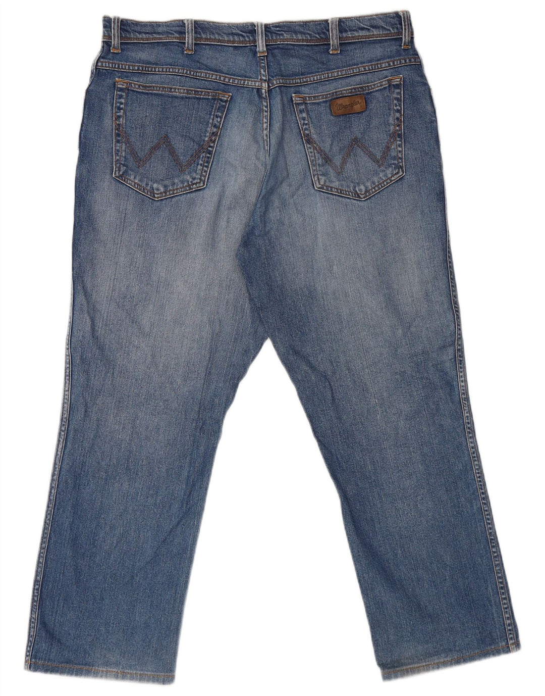 Wrangler Herren Texas Straight Jeans W38 L27 Blaue Baumwolle