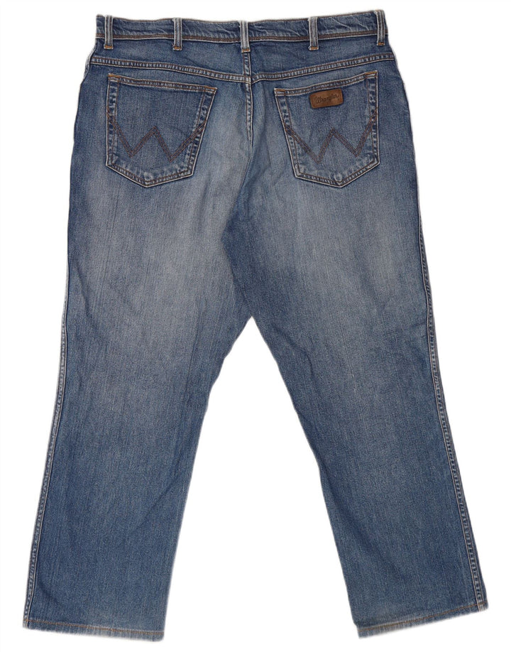 Wrangler Herren Texas Straight Jeans W38 L27 Blaue Baumwolle