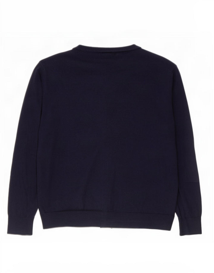 Gap Herren-Strickjacke, groß, marineblau, Baumwolle
