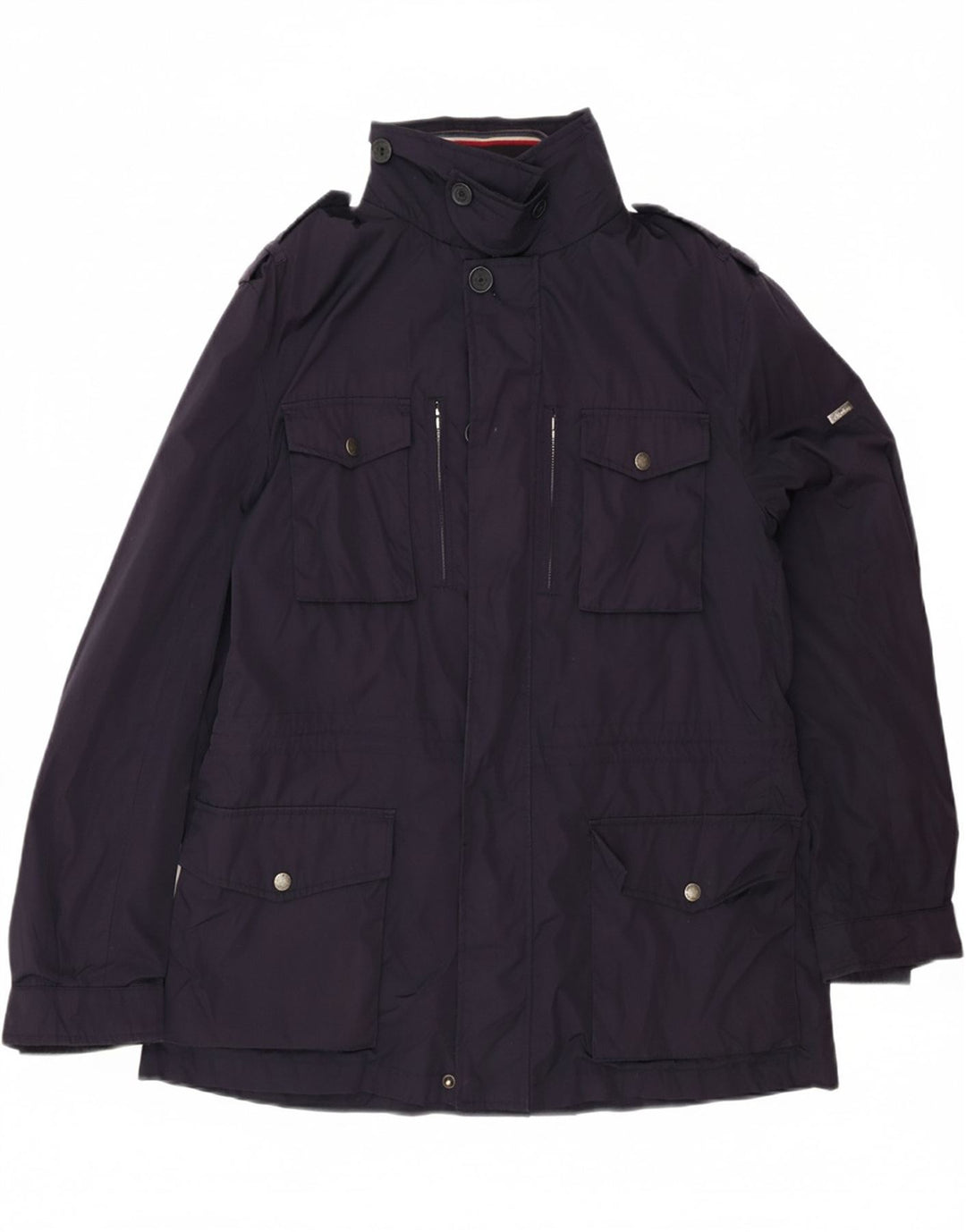 ELLESSE Womens Utility Jacket UK 18 XL Navy Blue Polyester