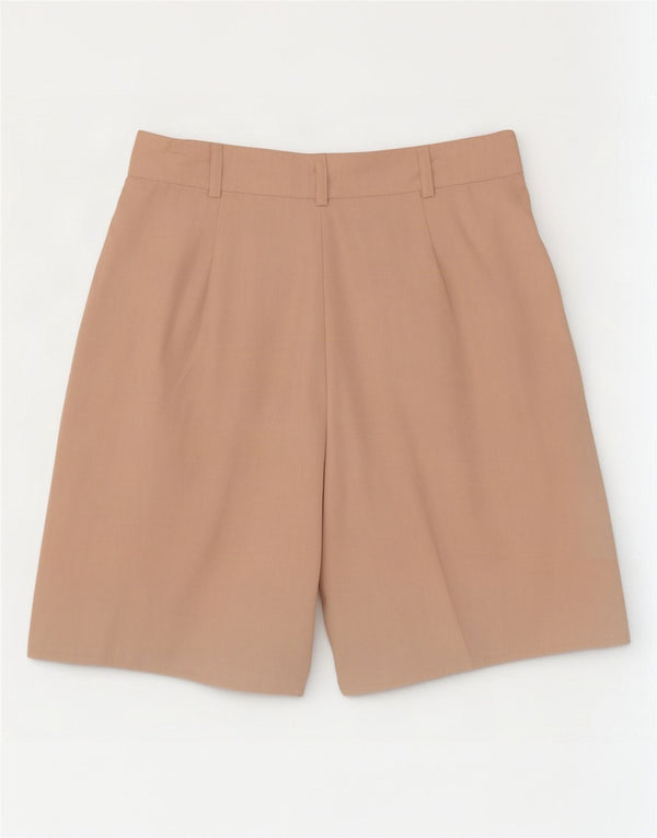 Cartoon Damen Freizeitshorts mit hoher Taille IT 42 Medium W28 Beige Viskose