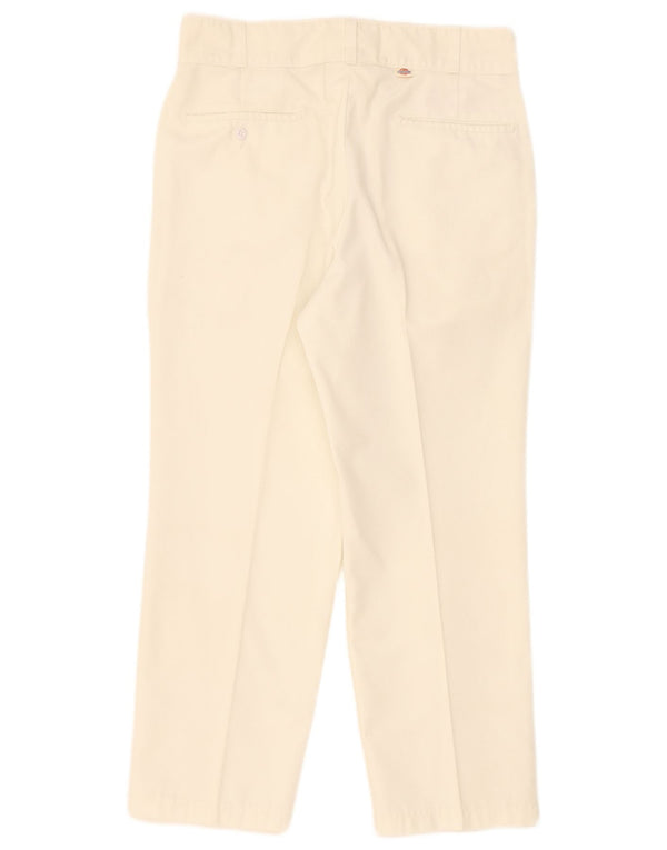 Dickies gerade Chino-Hose für Damen, W34, L26, weißes Polyester