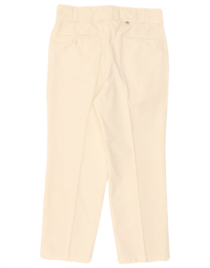 Dickies gerade Chino-Hose für Damen, W34, L26, weißes Polyester