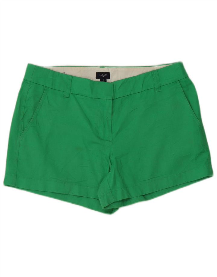 J. CREW Damen Chinoshorts US 6 Medium W32 Grüne Baumwolle