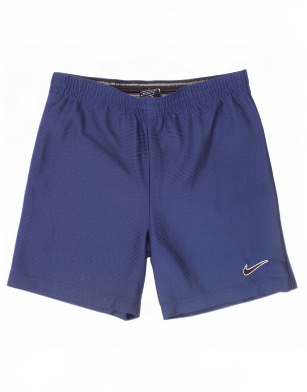 Nike Sportshorts für Jungen, 12–13 Jahre, groß, marineblau, Nadelstreifen, Polyester