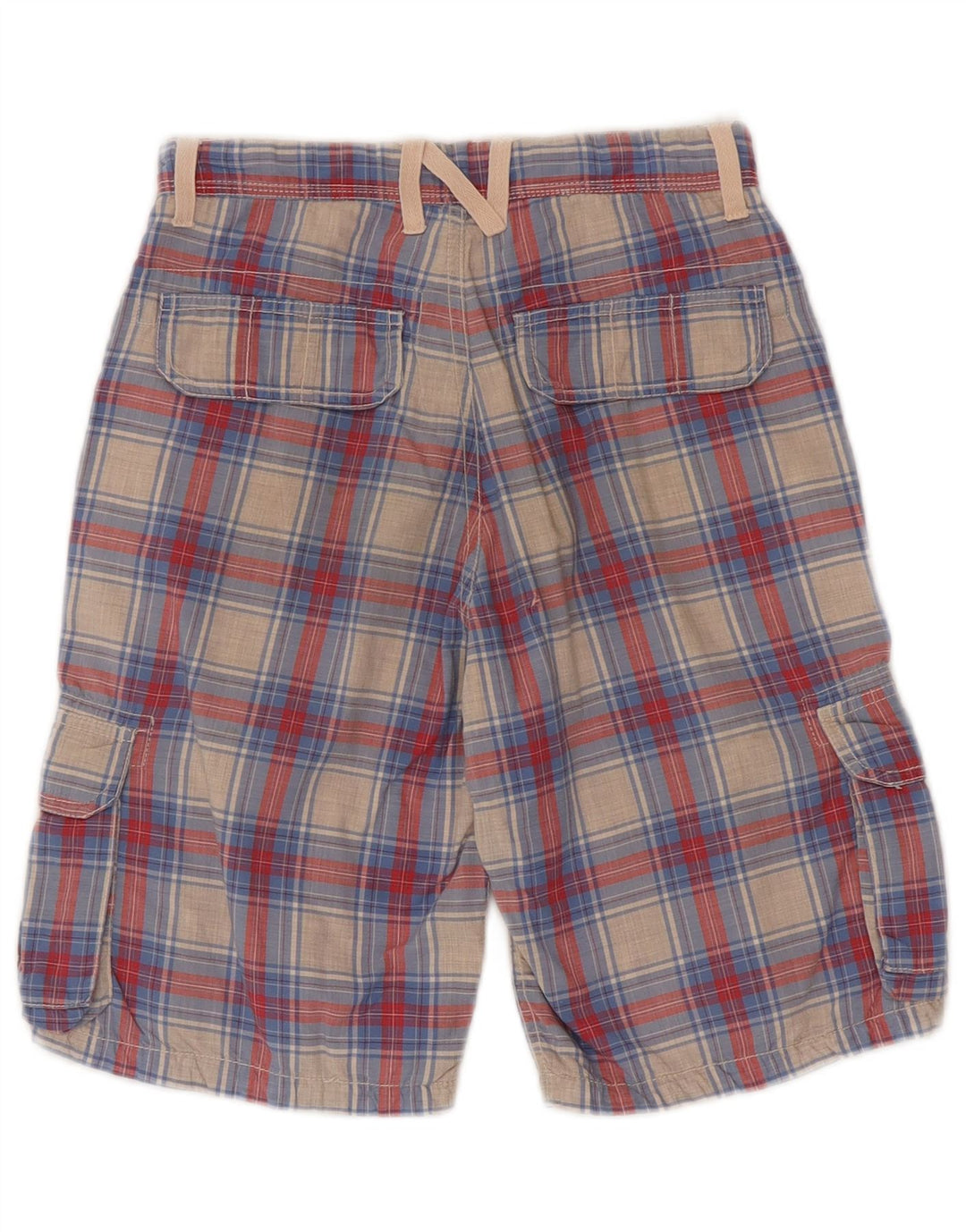 Napapijri Cargo-Shorts für Jungen, 9–10 Jahre, W24, mehrfarbig, kariert, Baumwolle