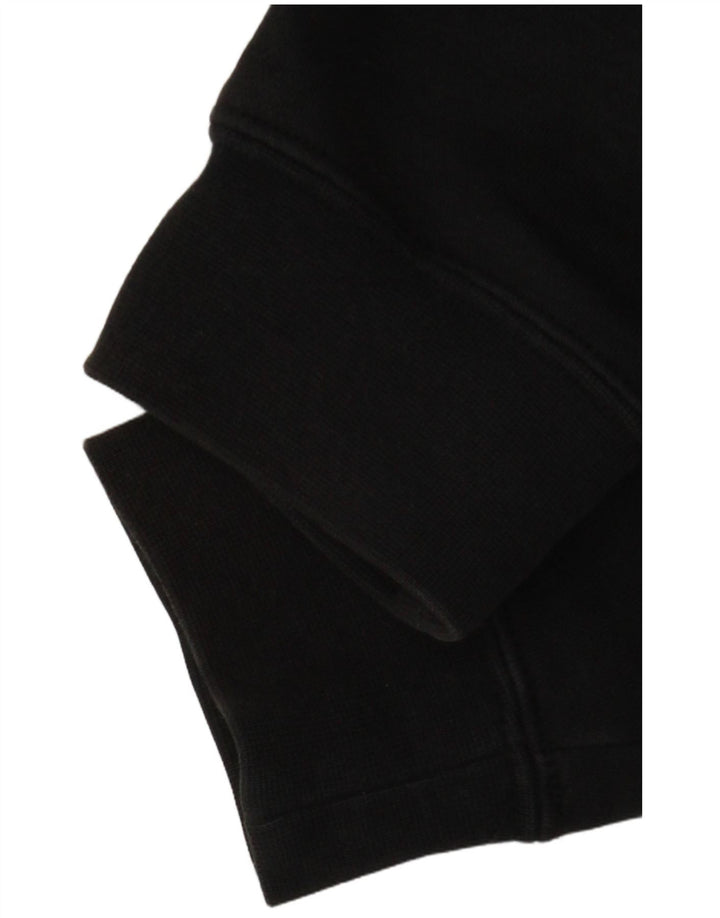 Nike Herren-Kapuzenpullover mit Reißverschluss, Größe S, schwarze Baumwolle