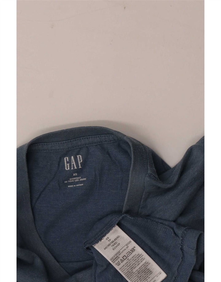 Gap Herren T-Shirt Top XS Blau Baumwolle