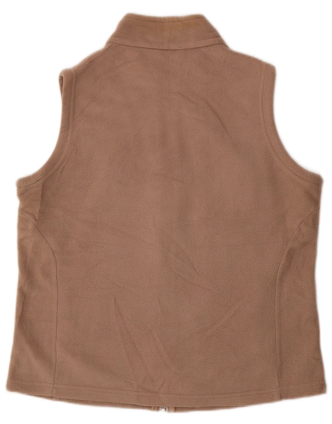 Marks & Spencer Damen Fleeceweste UK 16 Large Beige Polyester