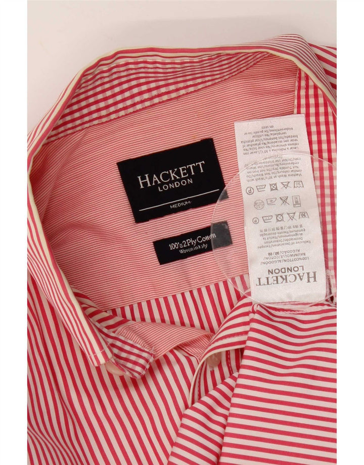 Hackett Herrenhemd aus mittelroter, gestreifter Baumwolle