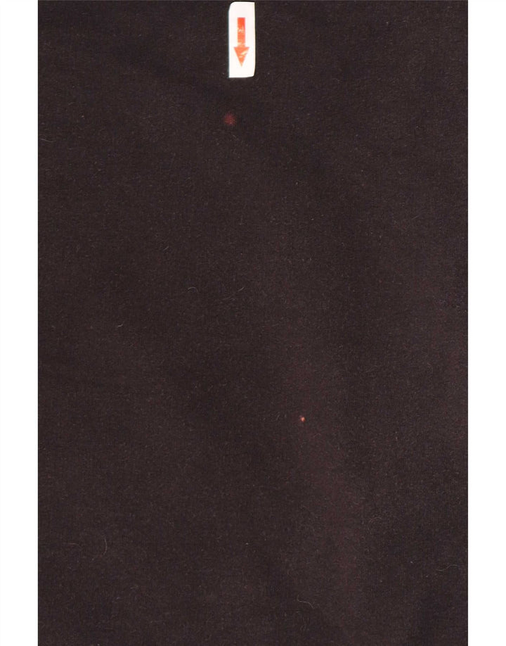 Fila Damen Übergroßer Sweatshirt-Pullover UK 16 Große schwarze Baumwolle