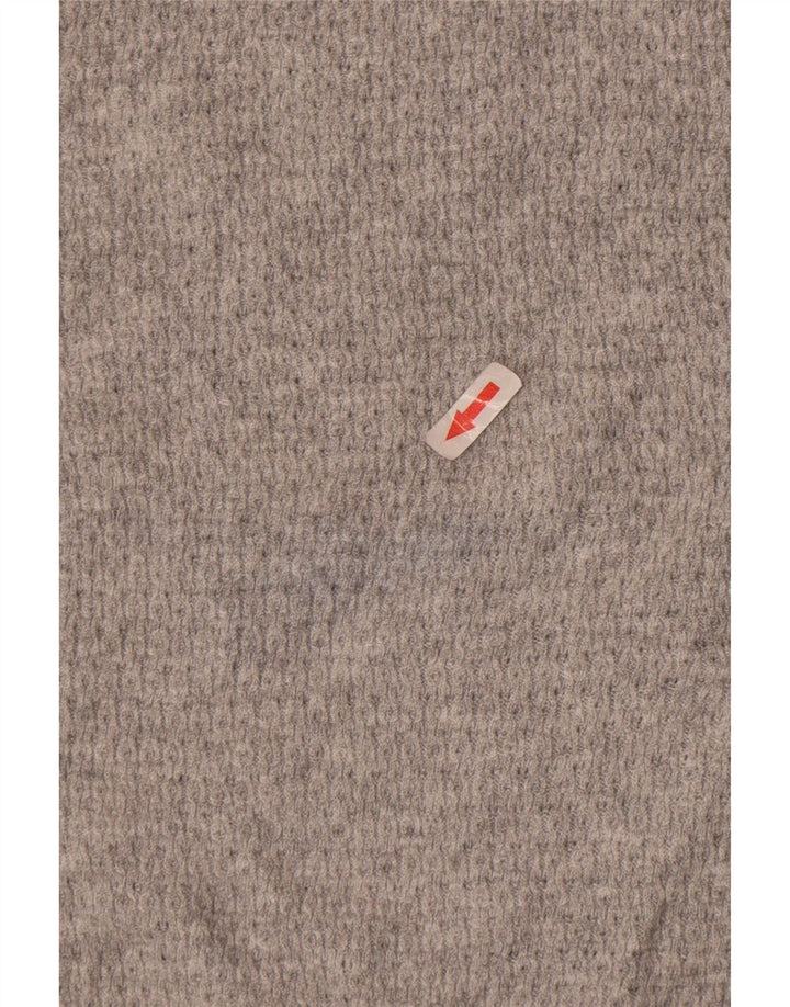 Marks & Spencer Damen-Pullover mit Rundhalsausschnitt, Gr. 10, Größe S, Grau