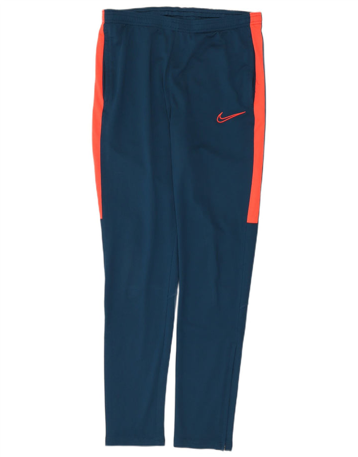 NIKE Herren Dri Fit Trainingshose Mittelblaues Colourblock-Polyester
