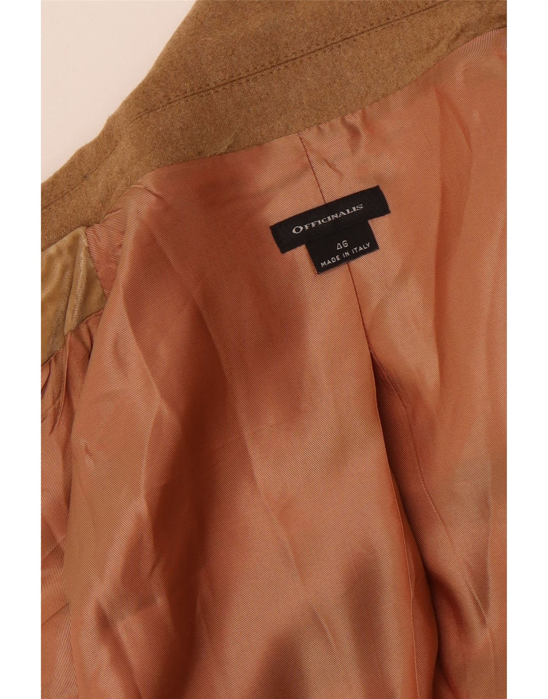 Vintage Damen 3-Knopf-Blazerjacke IT 46 Groß Braun