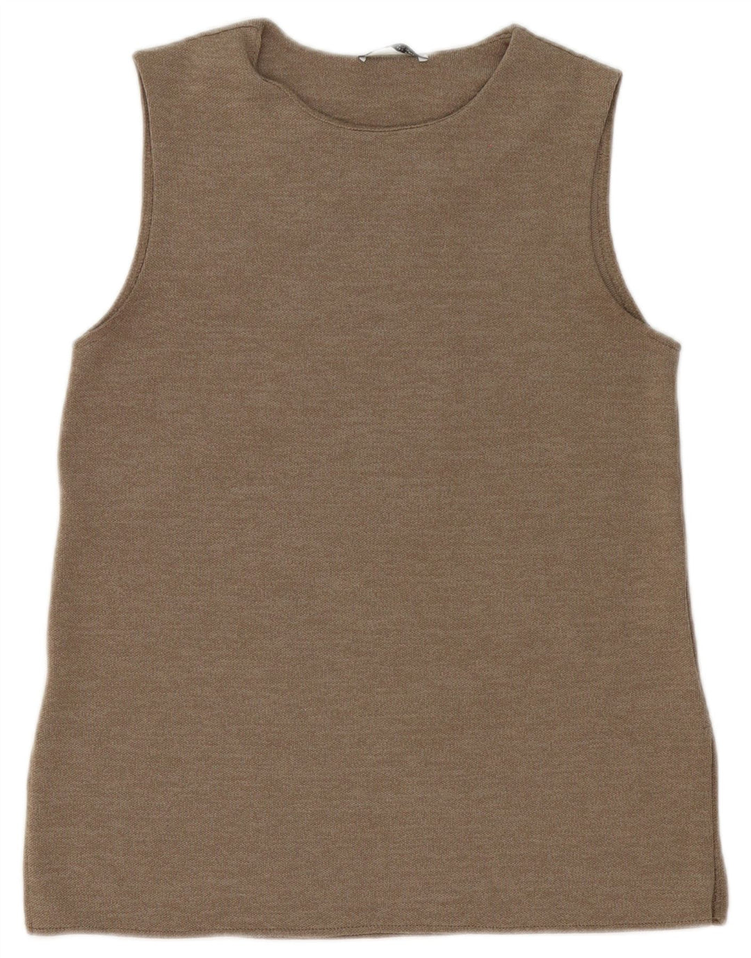 Zara Damen Weste Top UK 10 Small Beige