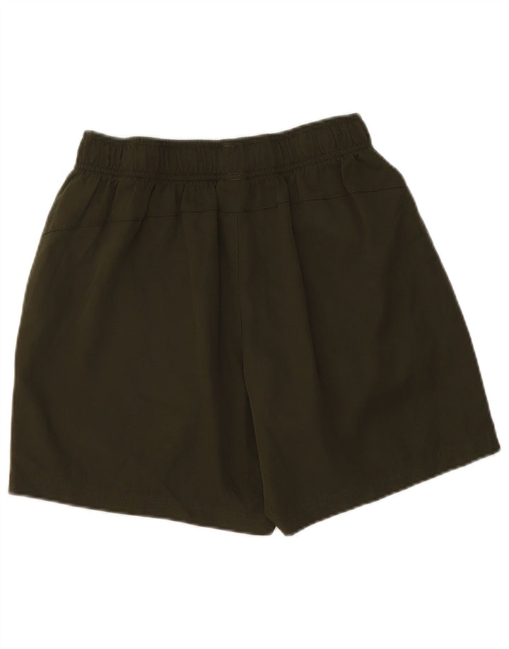 Puma Damen Sportshorts UK 12 Mittelgrünes Polyester