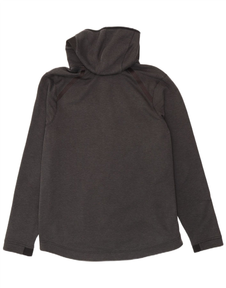 NBA Herren NBA Grafik-Kapuzenpullover mit Reißverschluss, großes graues Farbblock-Polyester