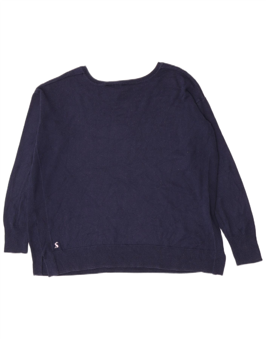 Joules Damen-Pullover in Übergröße mit U-Boot-Ausschnitt, Gr. 12, mittleres Marineblau