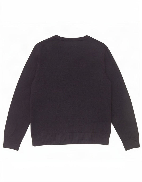 Marks & Spencer Damen-Pullover mit V-Ausschnitt, Gr. 10, Marineblau