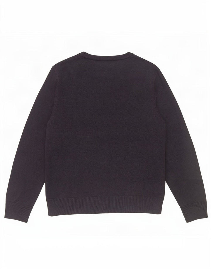 Marks & Spencer Damen-Pullover mit V-Ausschnitt, Gr. 10, Marineblau