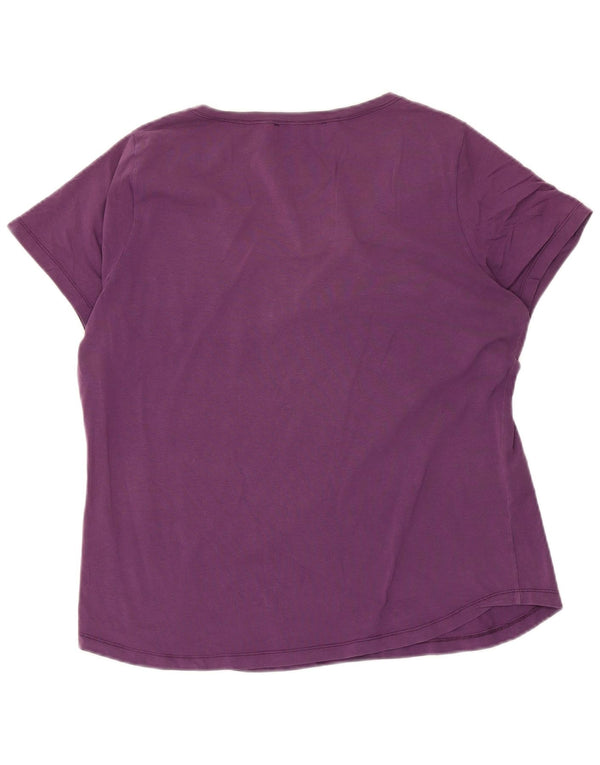 Liu Jo Damen Ajay T-Shirt Top IT 52 2XL Lila