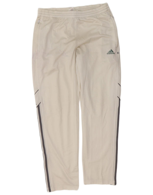 Adidas Herren-Trainingshose, mittelweißes Polyester