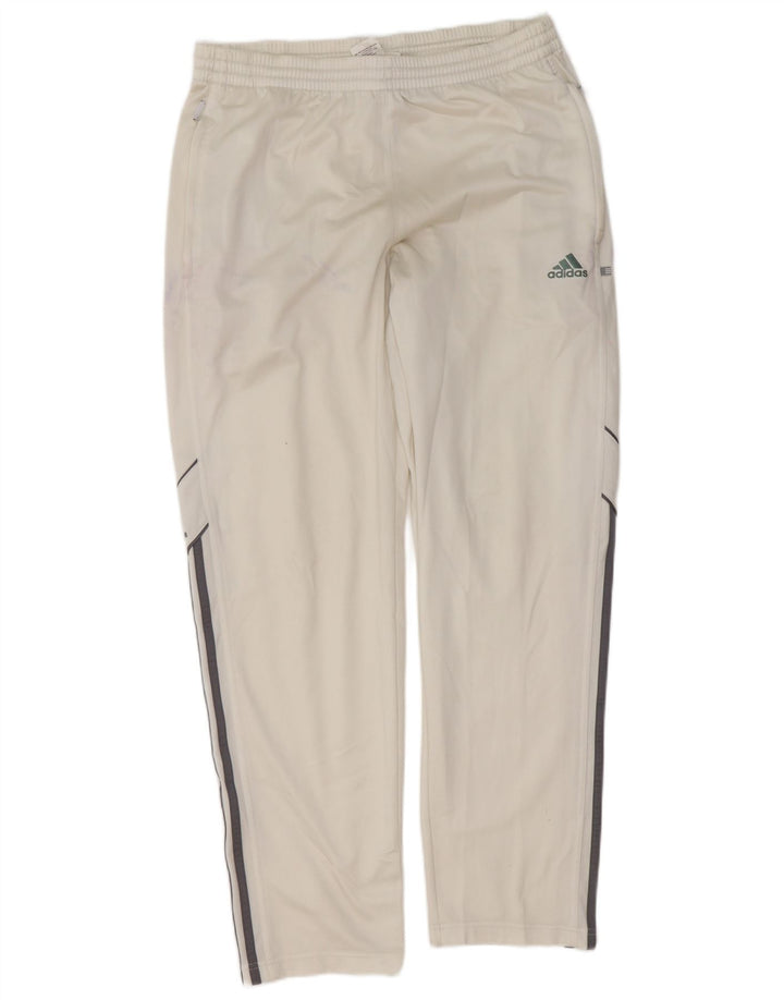 Adidas Herren-Trainingshose, mittelweißes Polyester
