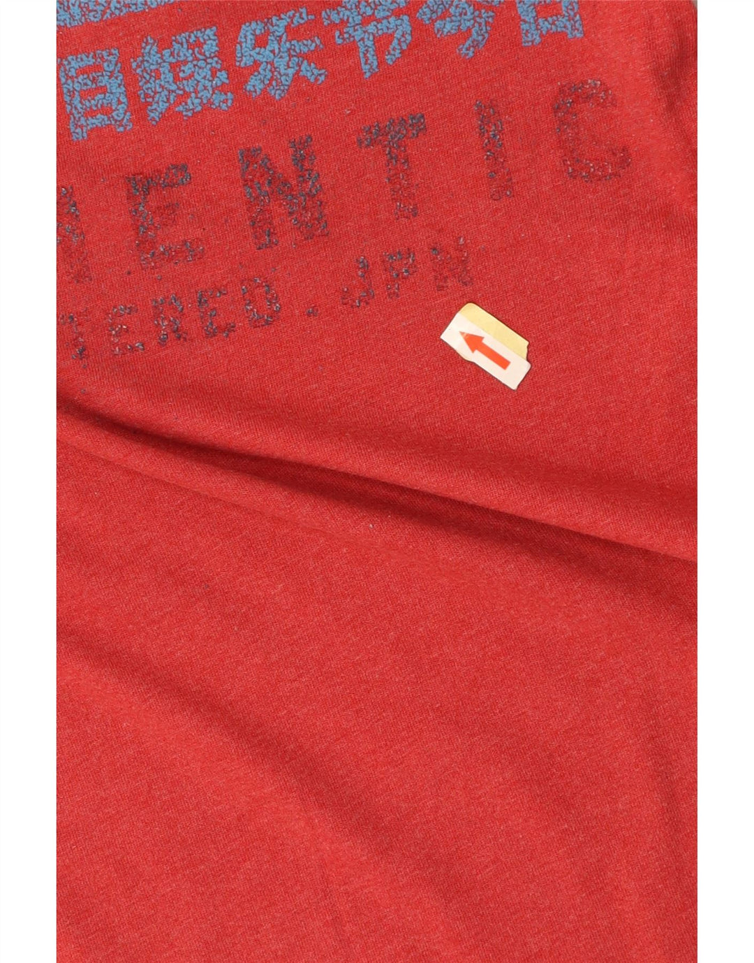 SUPERDRY Herren-T-Shirt mit Grafik, Größe S, rote Baumwolle