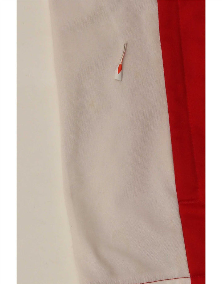 Lotto Herren-Trainingsanzug-Top-Jacke, großes rotes Farbblock-Polyester