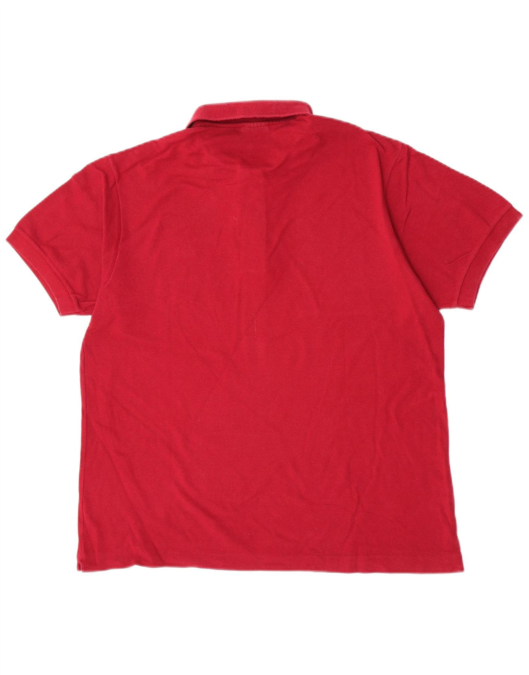 Lacoste Herren-Poloshirt, Größe 5, große rote Baumwolle