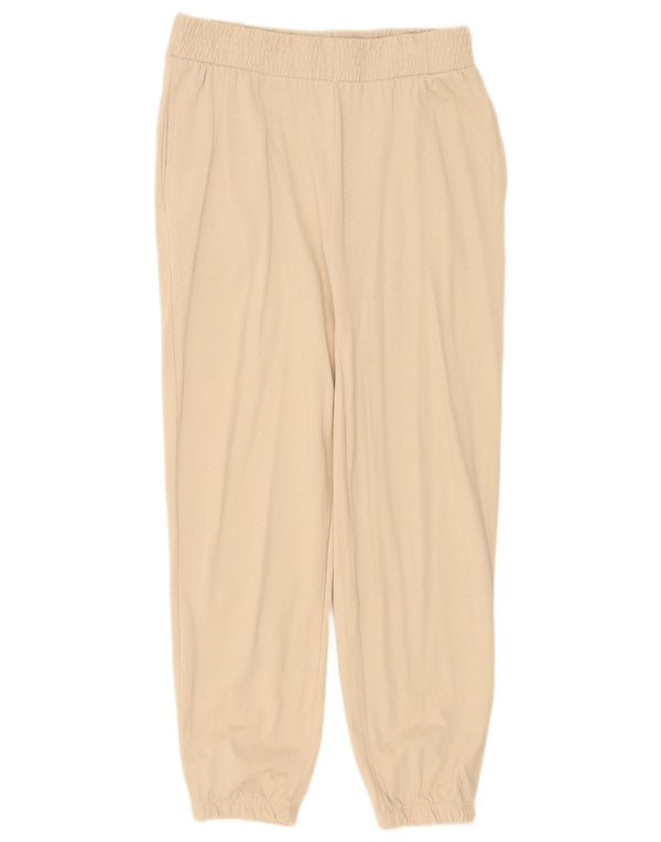 Zara Damen-Trainingshose, Jogginghose, UK 12, mittelbeige Baumwolle