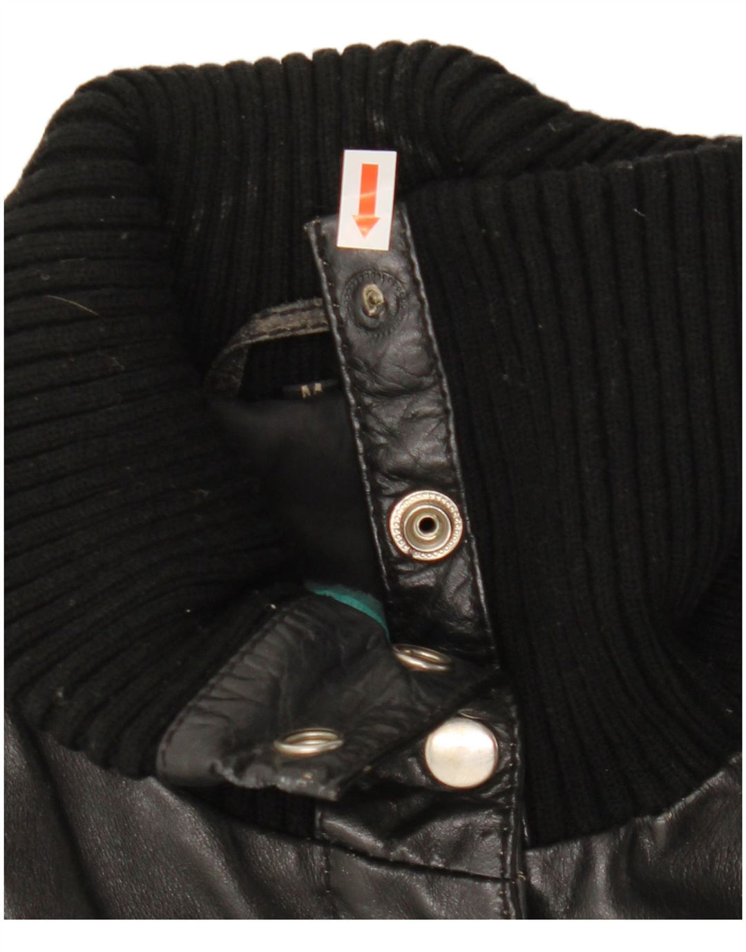 Gipsy Damen Ledermantel UK 12 Medium Schwarz