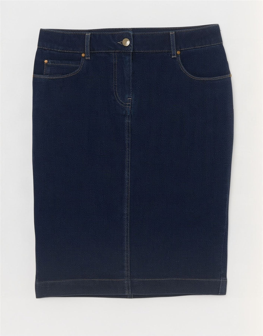 Marina Yachting Damen Jeansrock W28 Mittel Marineblau