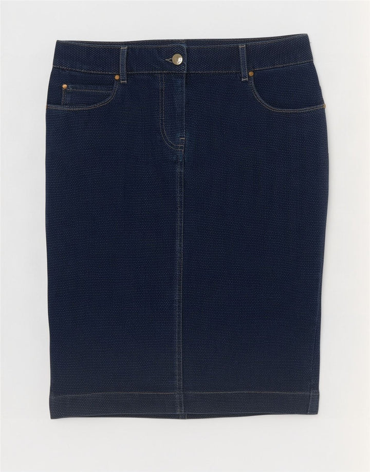 Marina Yachting Damen Jeansrock W28 Mittel Marineblau