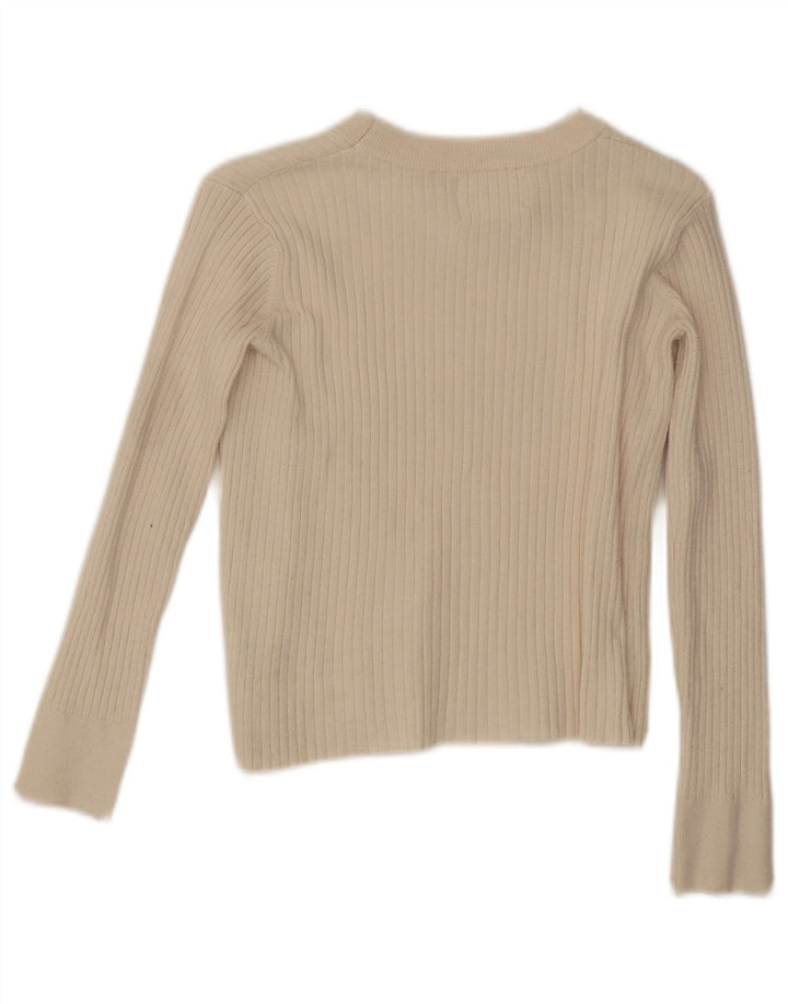 Zara Mädchen Top Langarm 13-14 Jahre Off White