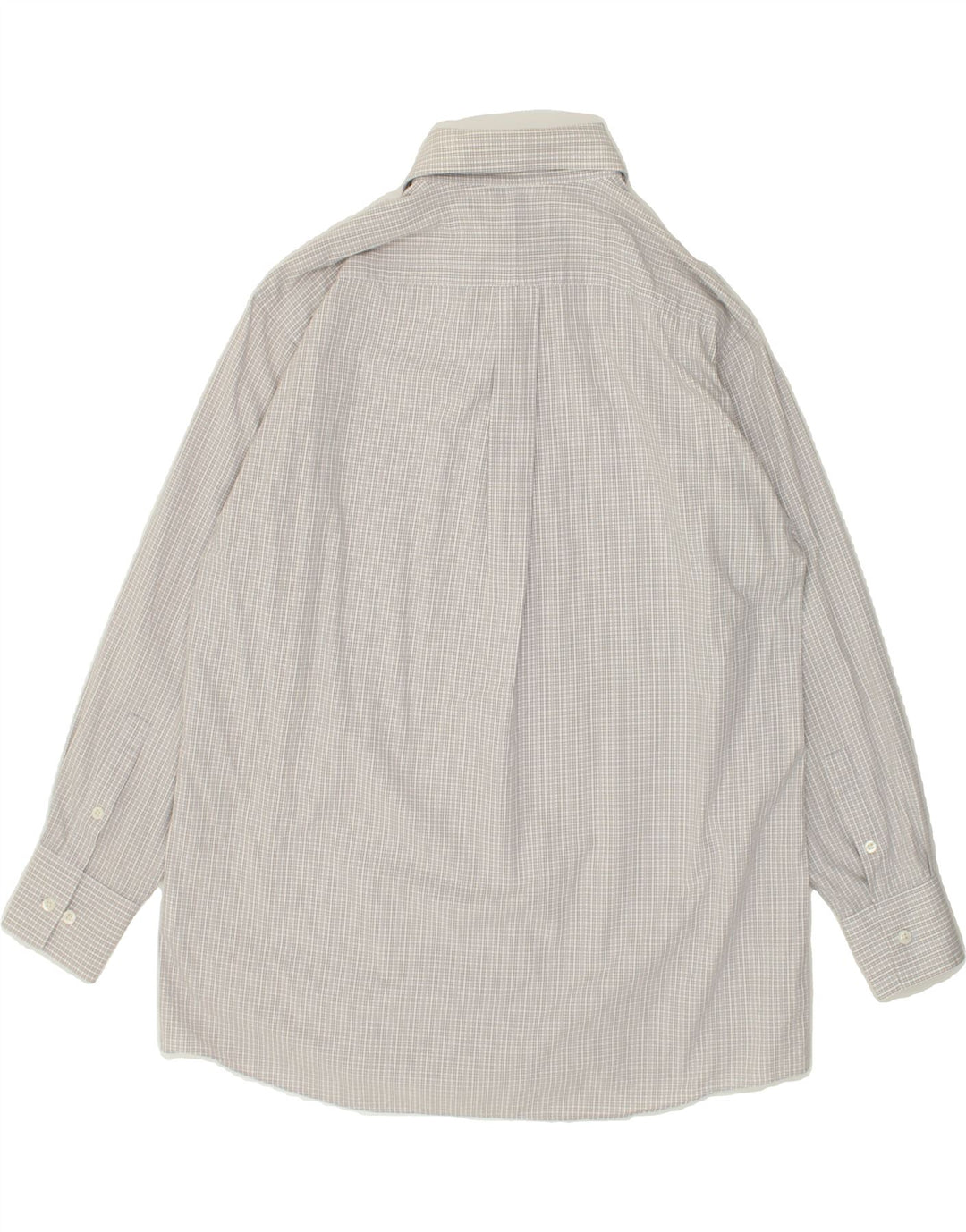 MICHAEL KORS Mens Shirt Size 16 1/2 Large Grey Check Cotton | Vintage Michael Kors | Thrift | Second-Hand Michael Kors | Used Clothing | Messina Hembry 