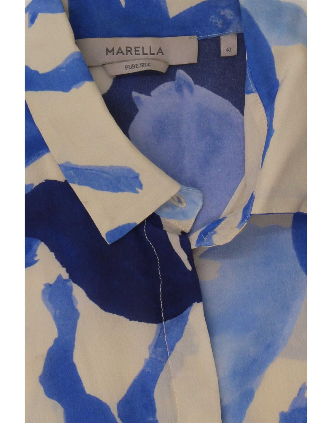 Marella Damen Hemdbluse IT 42 Medium Mehrfarbiger Tierdruck