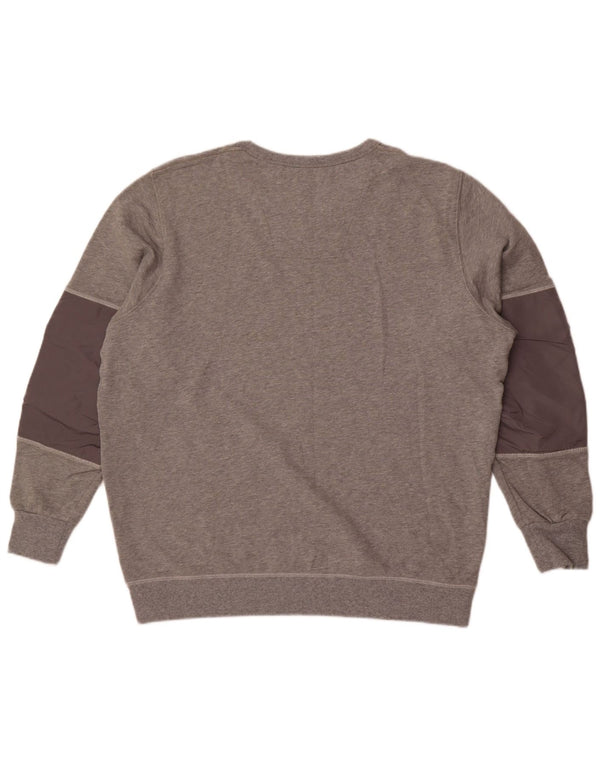 G-Star Herren Sweatshirt Pullover 2XL Grau Colourblock Baumwolle